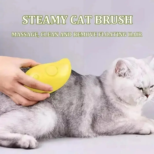 Steamy Brush Electric Sprayer for Massage Pet Grooming